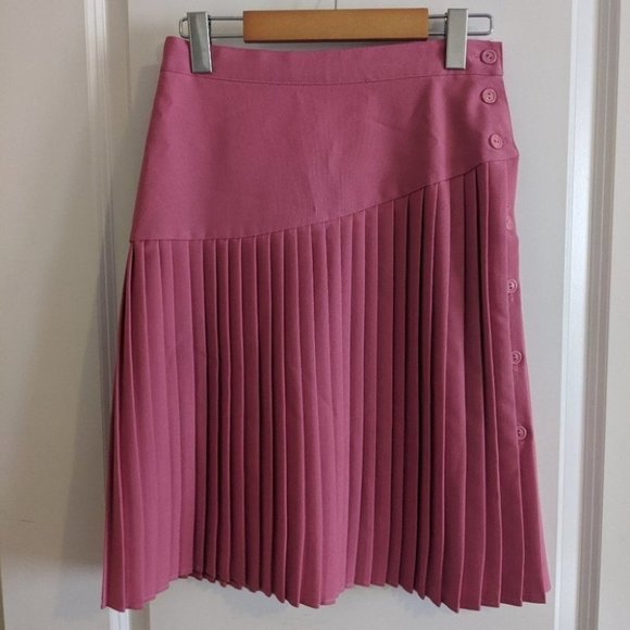 Vintage Pleated Skirt Pink - Picture 1 of 7
